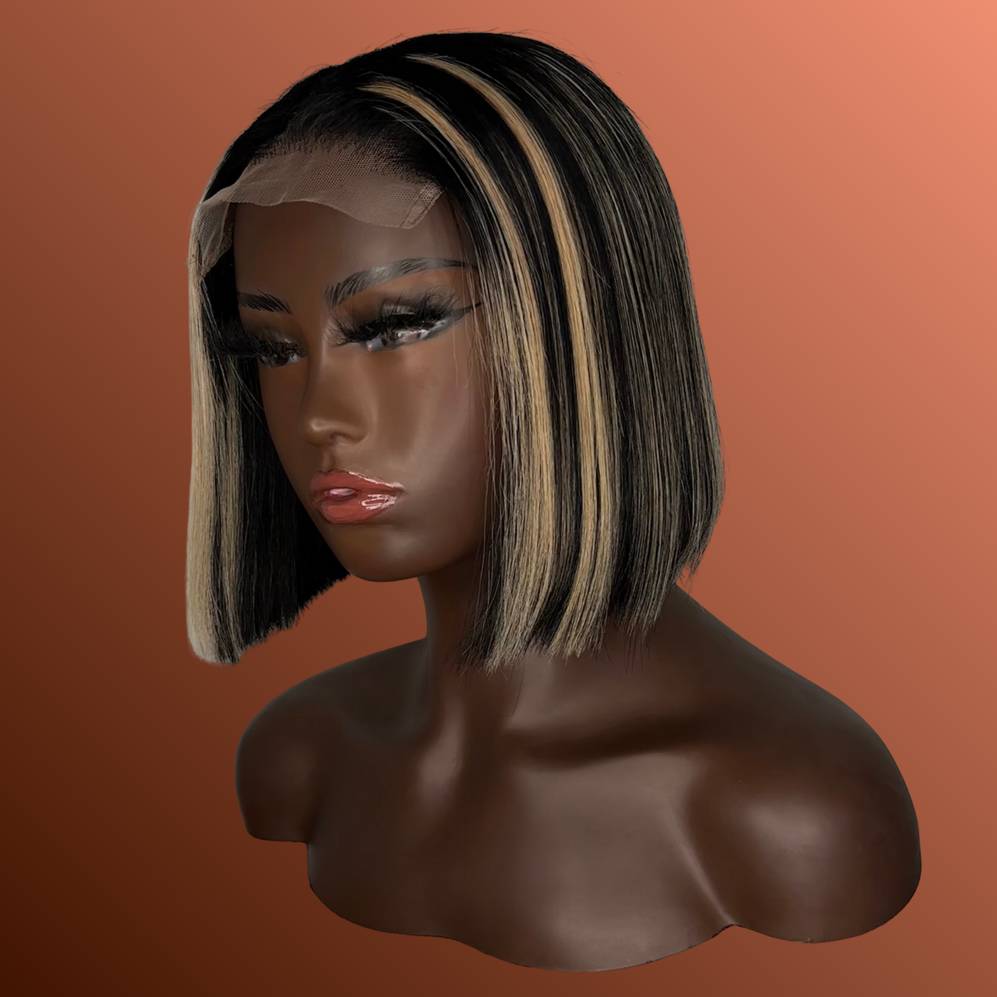 8” HIGHLIGHT 5*5 BOB WIG