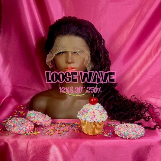 30” LOOSE WAVE 13*6 WIG